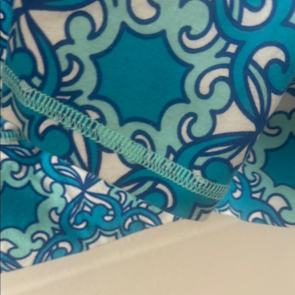 Talbots Blue And White Patterned Pullover - image 6